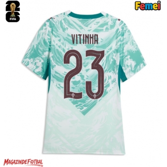Portugalia Vitinha #23 Echipament de Fotbal Replică Mondial 2026 Femei Deplasare